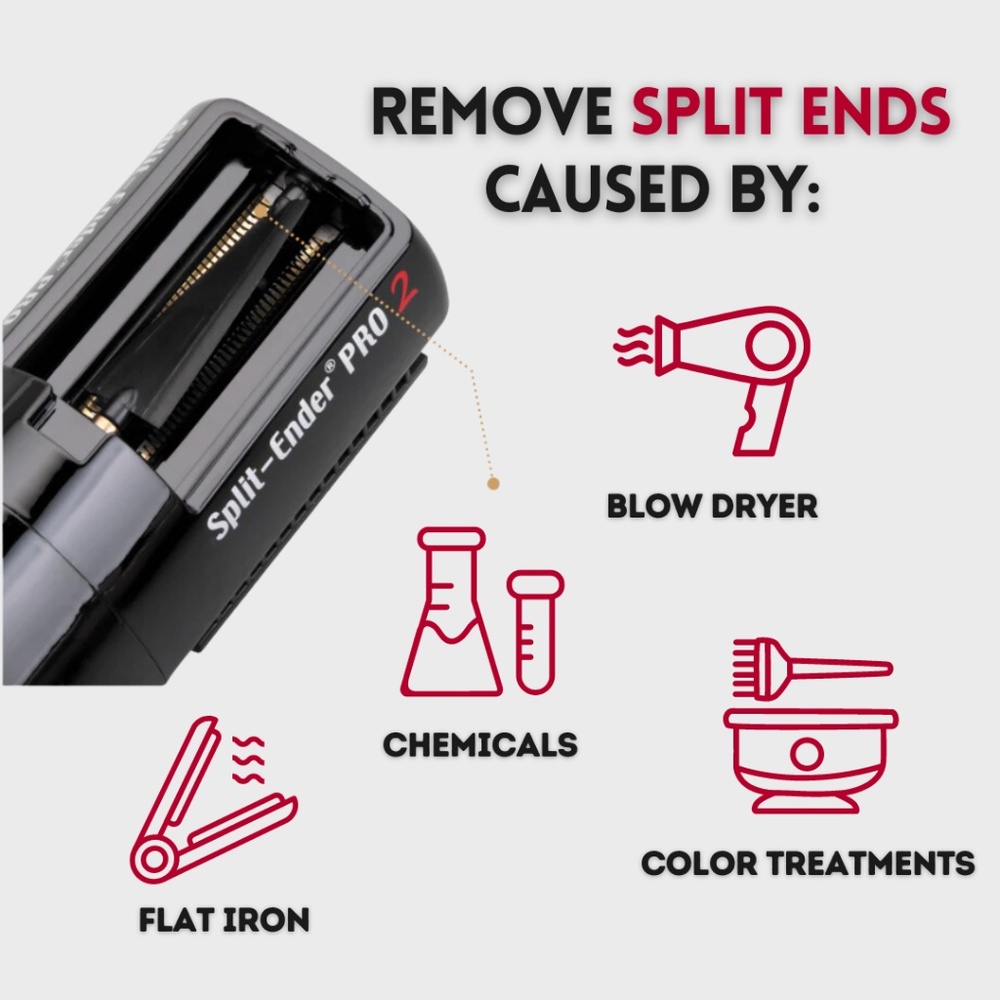 Split Ender PRO2 - Refurbished Repair Split End Fast & Easy Women Hair Trimmer - Picture 6 of 6